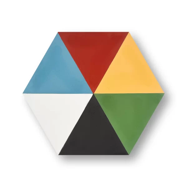 Baldosa Hidráulica Hexagonal Avantgarde Ref H-1010